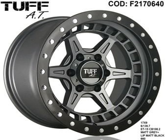 AROS # 17X9 6X139.7 ET-15 GY-B 660